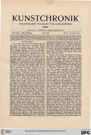 Heft 25 (26. April 1912)