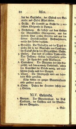 XLV. Golconda. - LIV. Arabien.