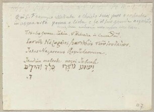 Die Nachschrift einer Inschrift