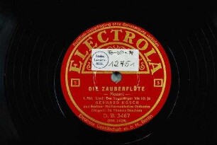 Die Zauberflöte : 1. Akt, Lied: Der Vogelhändler bin ich ja / Mozart