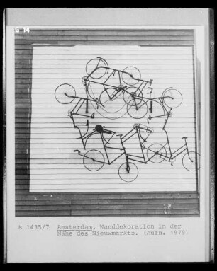 Wanddekoration in der Nähe des Nieuwmarkts