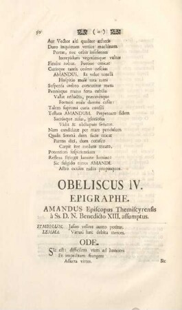 Obeliscus IV.