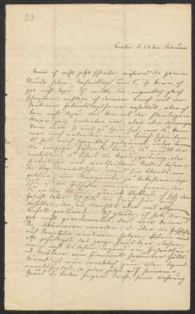 Brief an Sebastian Hensel : 14.02.1849