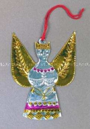 Christbaumschmuck: Betender Engel