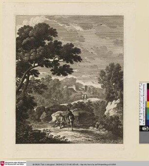 [Landschaft mit zwei rastenden Männern]