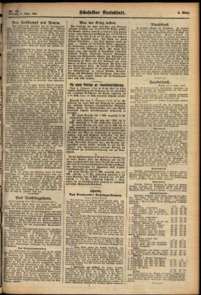 Zweite Ausgabe vom Dienstag, den 09. März 1926.