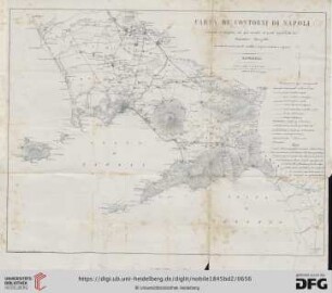 Carta de' contorni di Napoli