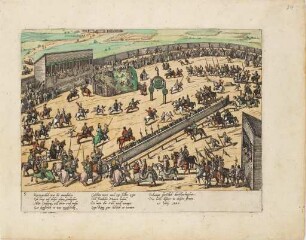 Beschreibung derer Fürstlicher Güligscher ec. Hochzeit: Ringrennen am 20. Juni 1585 in Pempelfort