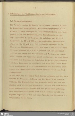 2. Metallurgie des "Schlacken-Legierungsverfahrens"