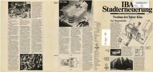 Informations-Blatt: Neubau               Tabor-Kita