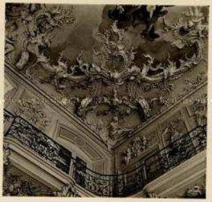 Brühl im Rheinland, Schloß, Musiksaal (Detail)