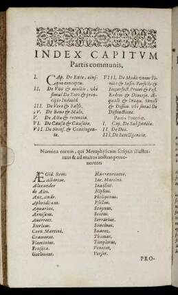 Index Capitum Partis communis