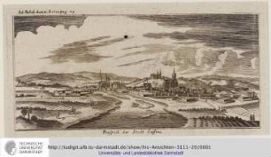 Prospect der Stadt Soissons : Bildliche Darstellung
