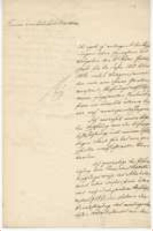 Brief von Emanuel G. Hänsel an Regensburgische Botanische Gesellschaft