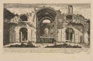 Therme des Diokletian (Nr. 28 der Folge "Vestigi delle antichità di Roma ...")