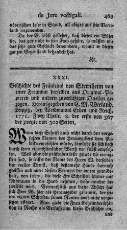 Geschichte des Fräulein von Sternheim. T.1.2.