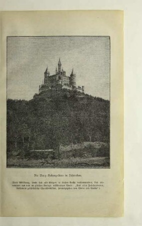 Die Burg Hohenzollern in Schwaben