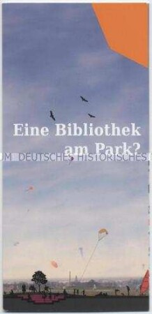 Informationsschrift zum geplanten Bau einer Bibliothek auf dem Tempelhofer Feld