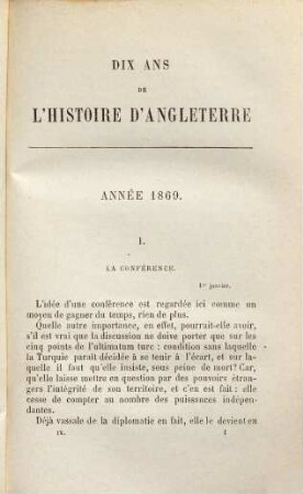 Dix ans de l'histoire d'Angleterre, 9