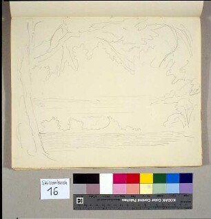 Landschaft mit Fluß