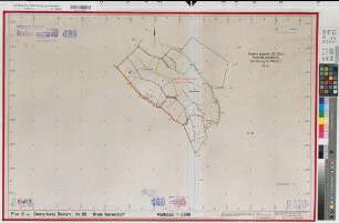 Beelen (Beelen), Umlegung Beelen-Axtbachtal, Zuteilungskarte Bl.3 Beelen Flur 6