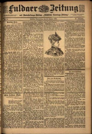 Ausgabe vom Donnerstag, den 25. Januar 1900.