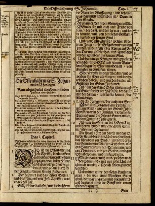 Die Offenbahrung S. Johannis des Theologen.