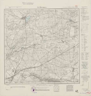 3063 (alte Nr.: 1569) Gr. Drensen, Meßtischblatt (4cm - Karte)