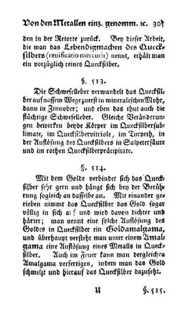 Quecksilber mit Gold, und mit Platiña (§§. 514-516)
