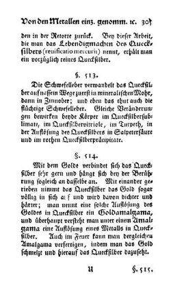 Quecksilber mit Gold, und mit Platiña (§§. 514-516)
