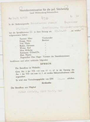 Henneberger, Joseph