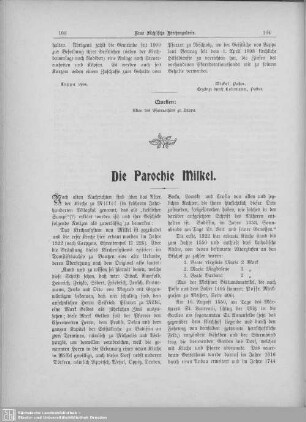 Die Parochie Milkel
