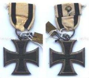 Eisernes Kreuz II. Klasse (Fassung 1870) am Nichtkämpferband