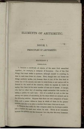 Book I. Principles of Arithmetic.