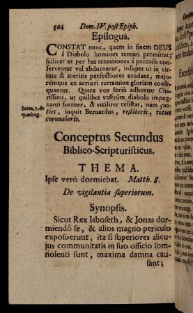 564-580, Conceptus Secundus Biblico-Scripturisticus. - Conceptus Tertius Symbolico-Allegoricus