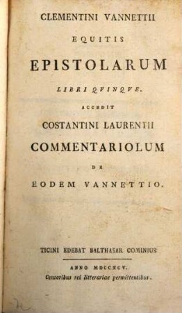 Epistolarum libri quinque