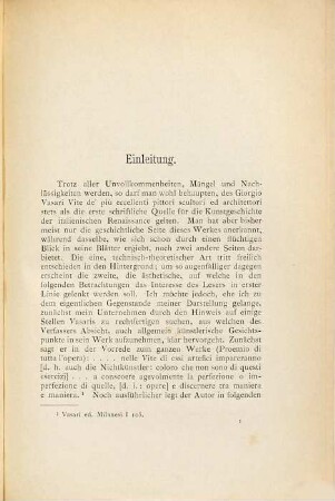 Vasaris allgemeine Kunstanschauungen auf dem Gebiete der Malerei
