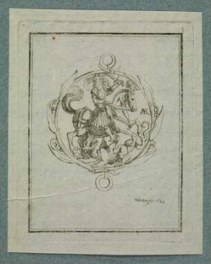 Der heilige Georg mit dem Drachen