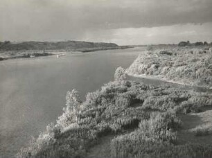 Polnisches Karpatenvorland. Wisła (Weichsel). Blick vom Wiesen- zum Bergufer bei Sandomierz