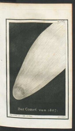 Tafel: Der Comet von 1807.