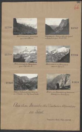 Blick unterhalb der Fanesscharte gegen Monte Branco