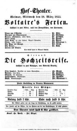 Die Hochzeitsreise