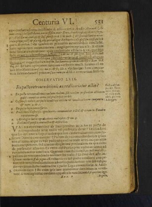 Observatio LXIX. Expacto retrouenditionis an realis oriatur actio?