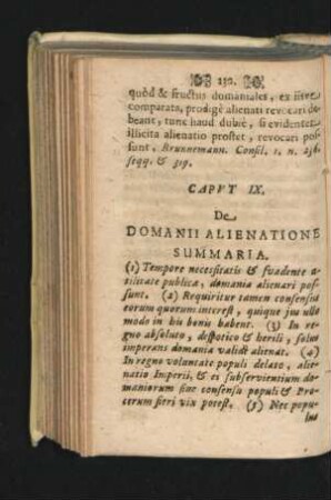 Caput IX. De Domanii Alienatione.