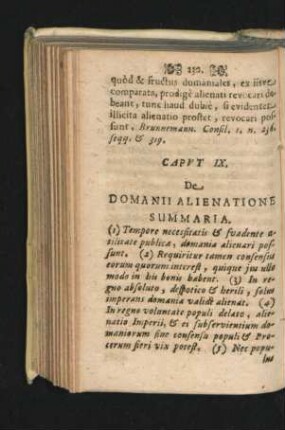 Caput IX. De Domanii Alienatione.