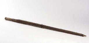 Hiebwaffe, mit Haifischzähnen besetzt, Kiribati (Ozeanien)