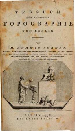 Versuch Einer Medicinischen Topographie Von Berlin