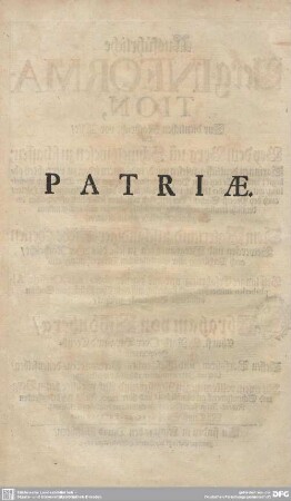 PATRIAE