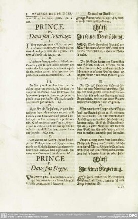 Prince. V. Dans son Regne