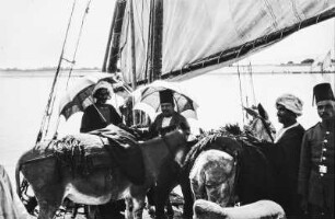 Nilfähre bei Luxor (HAPAG-Mittelmeerfahrt der Oceana Leonhardt 1929)